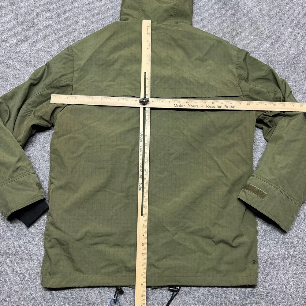 Vintage Levi's All-Duty Jacket Mens M Green Canvas Hooded Parka Workwear 90s